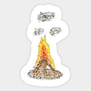 See The Beauty -Campfire Sticker